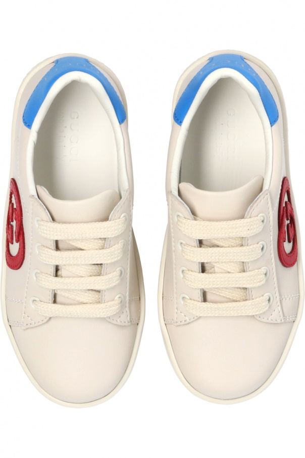 Gucci Kids Gucci Kids Hemd mit Stickerei Nude