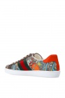 Gucci Gucci Rhyton Logo Low-top Leather Trainers Womens Ivory Multi