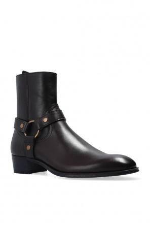 Saint Laurent ‘Wyatt’ harness boots