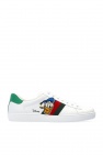 Gucci Espadrille-Sandalen mit Logo Weiß