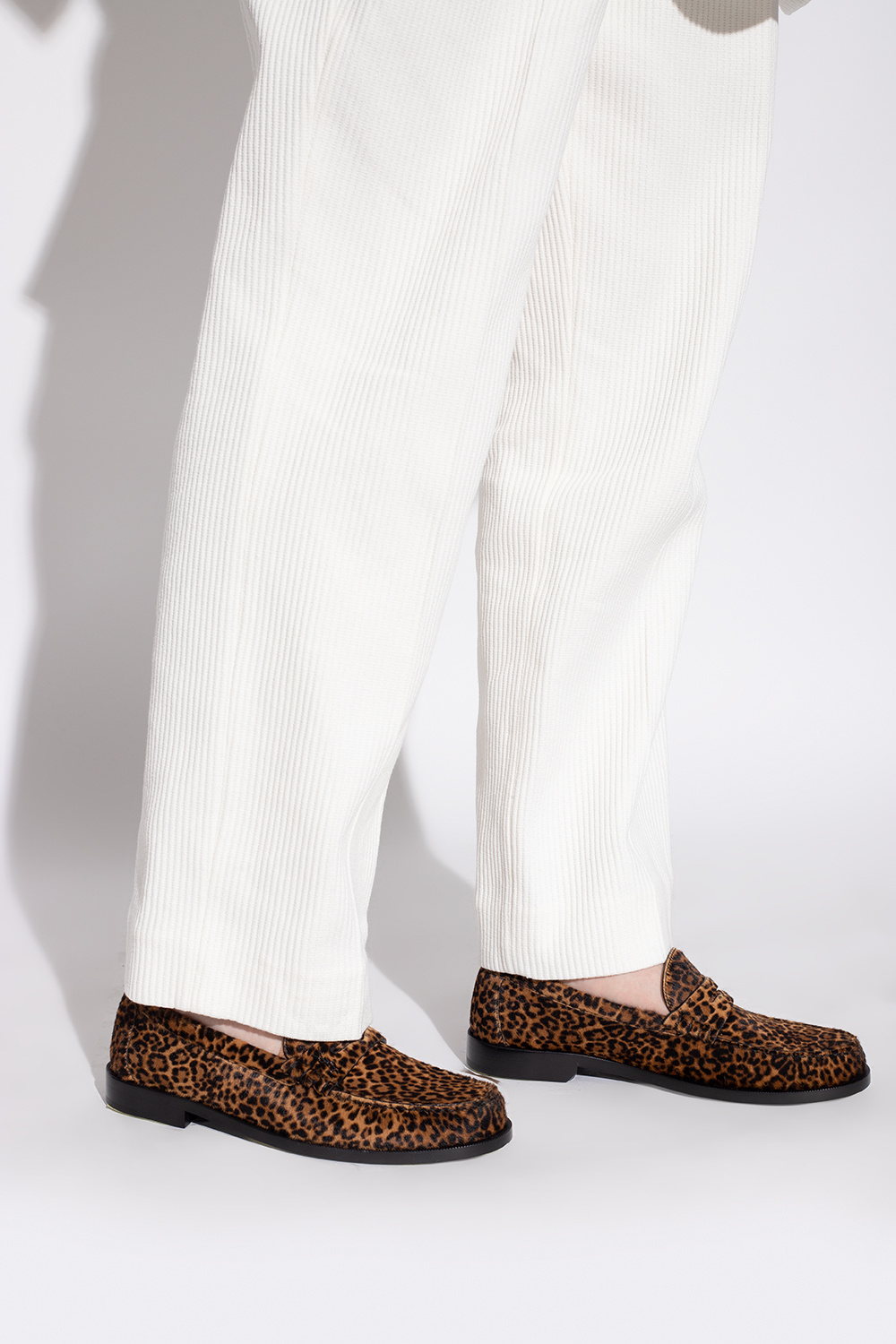 Saint Laurent Pony hair-effect loafers