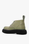 Bottega Veneta GREEN ‘Swell’ leather shoes
