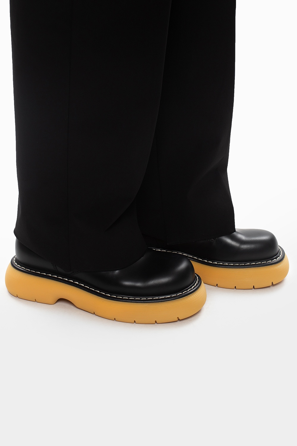 Bottega Veneta Brown 'The Bounce' Lace-Up Boots – BlackSkinny