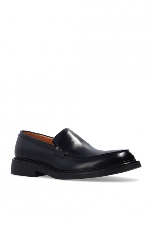 bottega Black Veneta Slip-on loafers