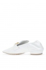Bottega Veneta WHITE ’The Madame’ moccasins