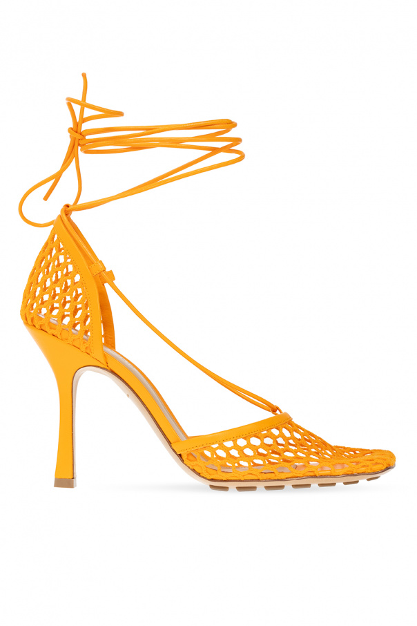 Bottega shoulder Veneta ‘Stretch’ heeled sandals