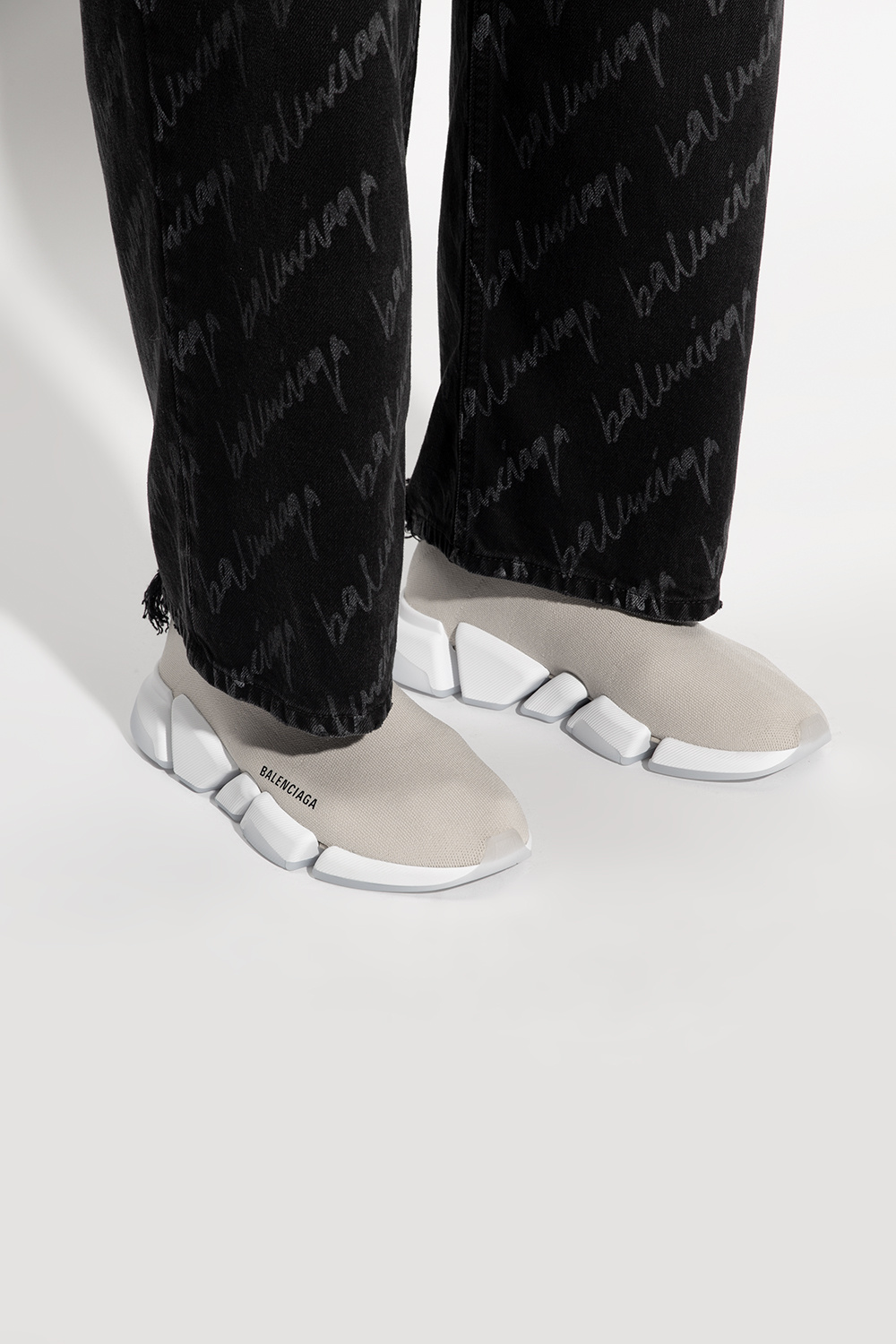 Balenciaga Speed 20 Lurex Sock Sneakers  Neiman Marcus
