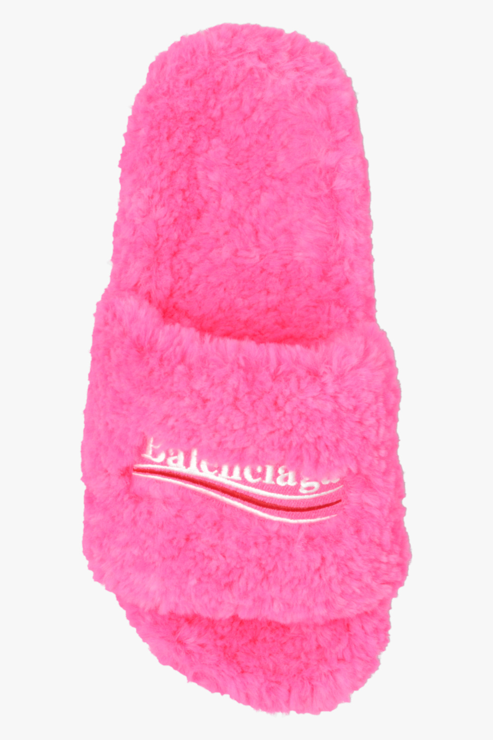 Balenciaga Faux fur slides