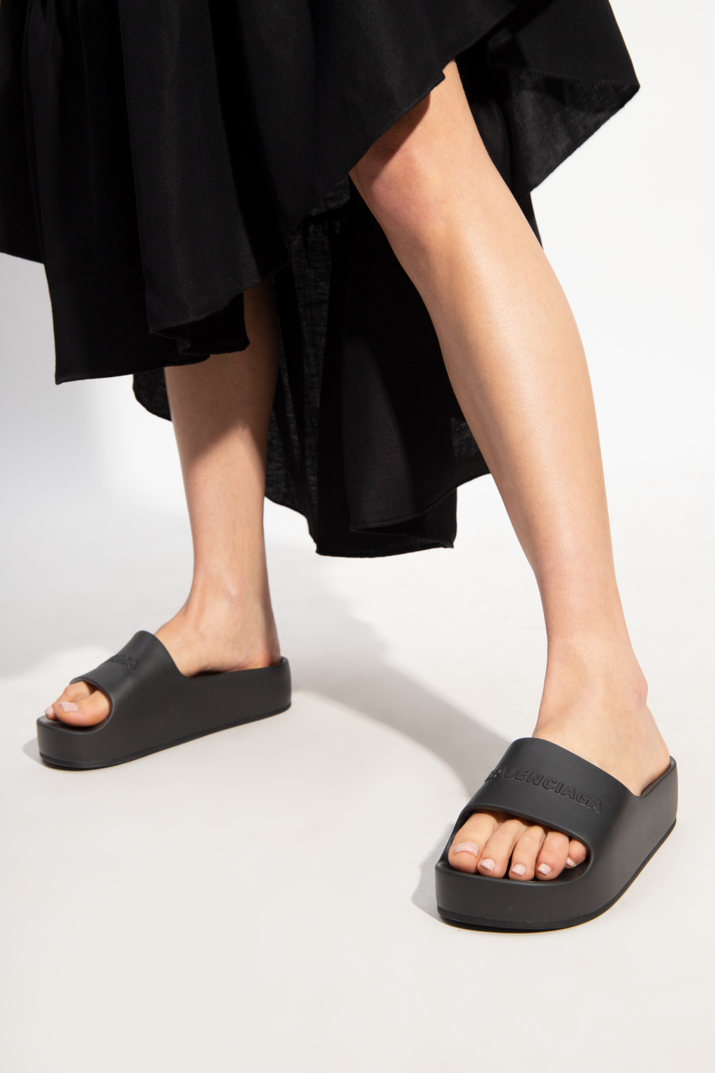 Balenciaga Track Sandals  Grey  Editorialist