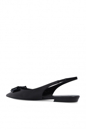 Saint Laurent alaia laser cut suede sandals