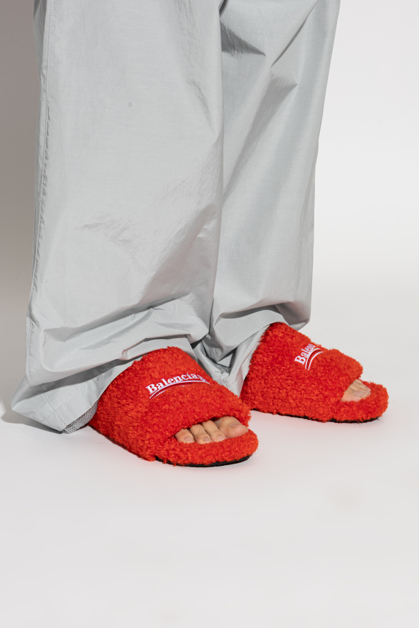 Balenciaga Slides with logo