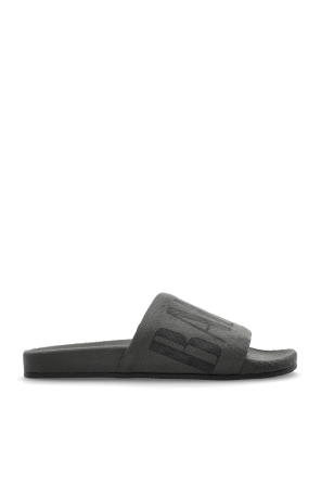 Chanclas con logo od Balenciaga