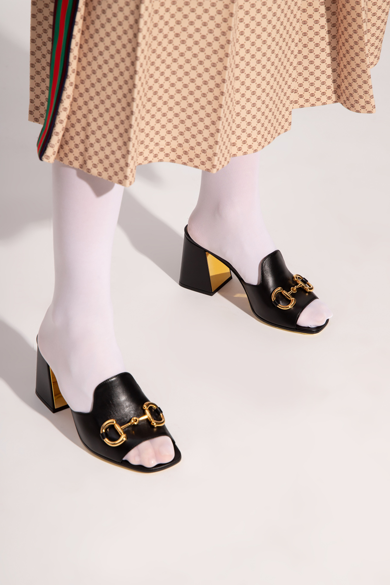 gucci GRY ‘Charlotte’ mules