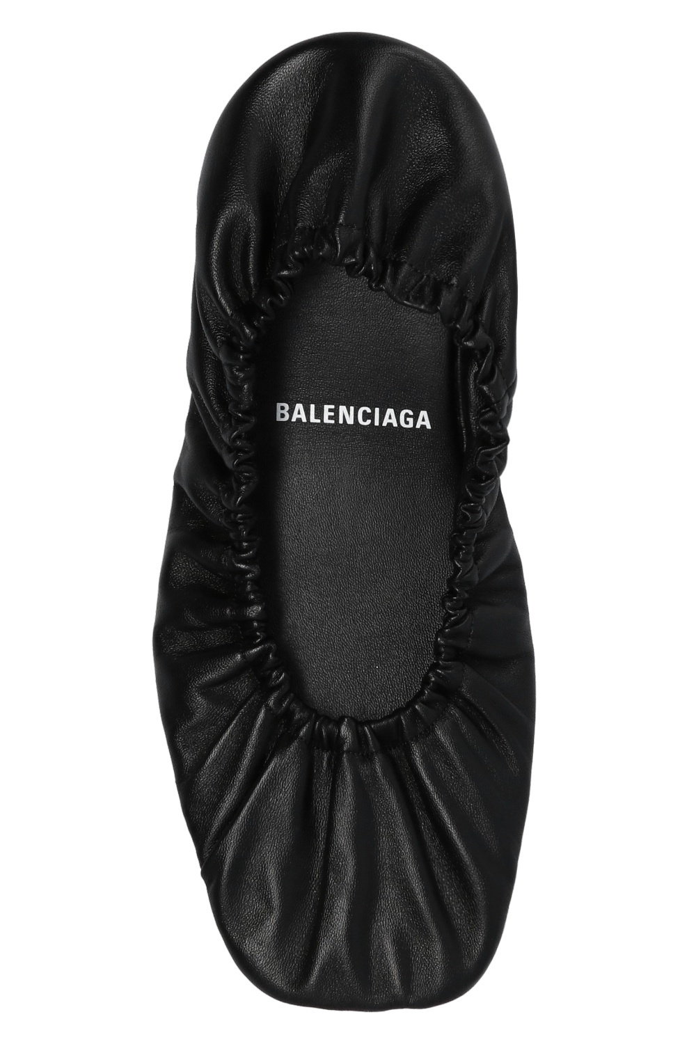 Balenciaga ‘Tug’ leather ballet flats