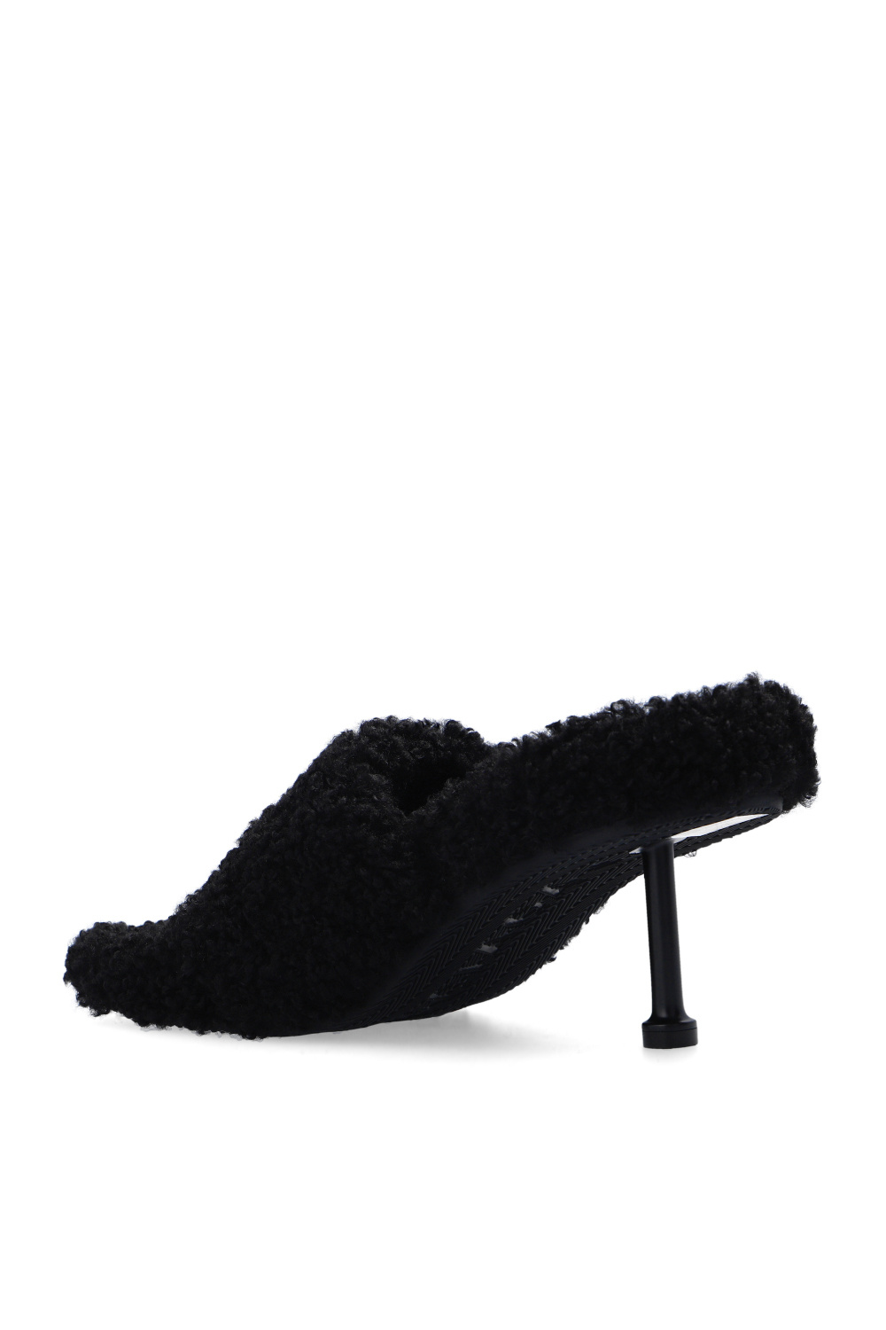 Balenciaga ‘Furry’ heeled slides