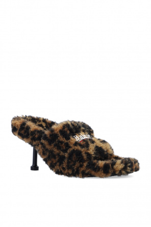 Balenciaga ‘Furry’ heeled slides
