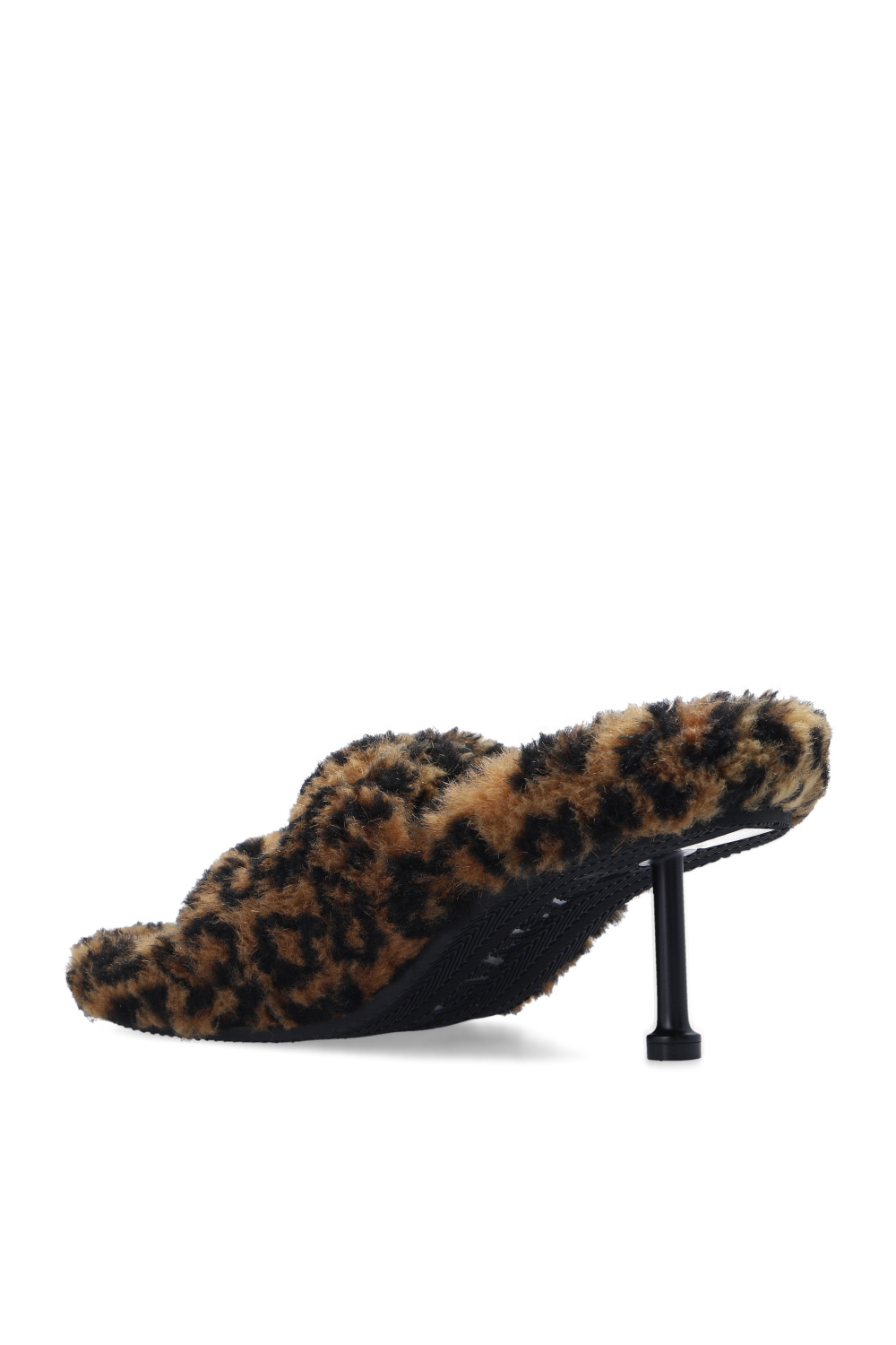 Balenciaga ‘Furry’ heeled slides