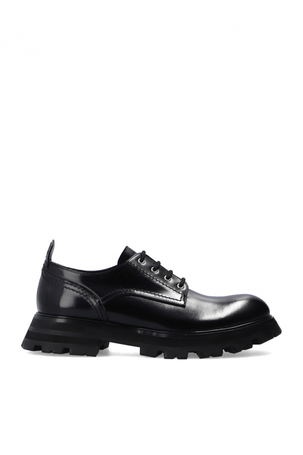 Black Leather boots Alexander McQueen - Vitkac GB
