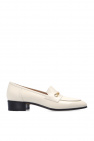 gucci White Leather loafers