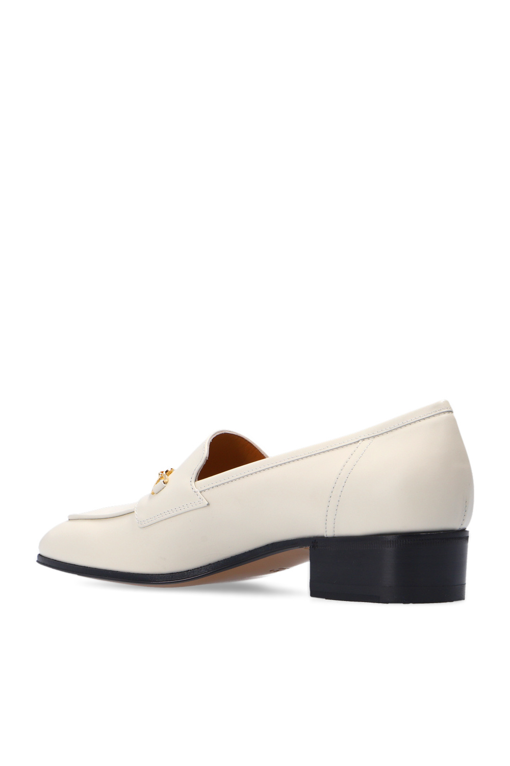 gucci pleated Leather loafers