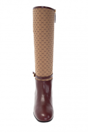 Gucci Knee-high boots with logo
