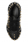 gucci marmont Leather-trimmed sneakers