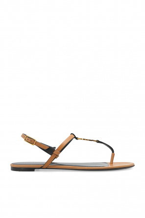 ‘cassandra’ leather sandals od Saint Laurent