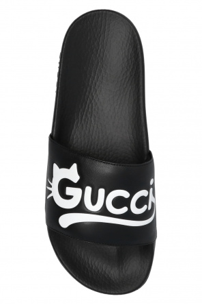Gucci Slides with logo