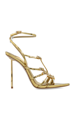 Scarlet high-heeled sandals