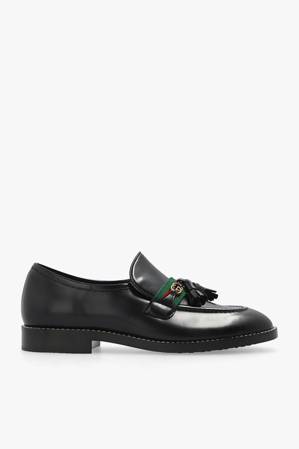 gucci owned Kids Leather moccasins