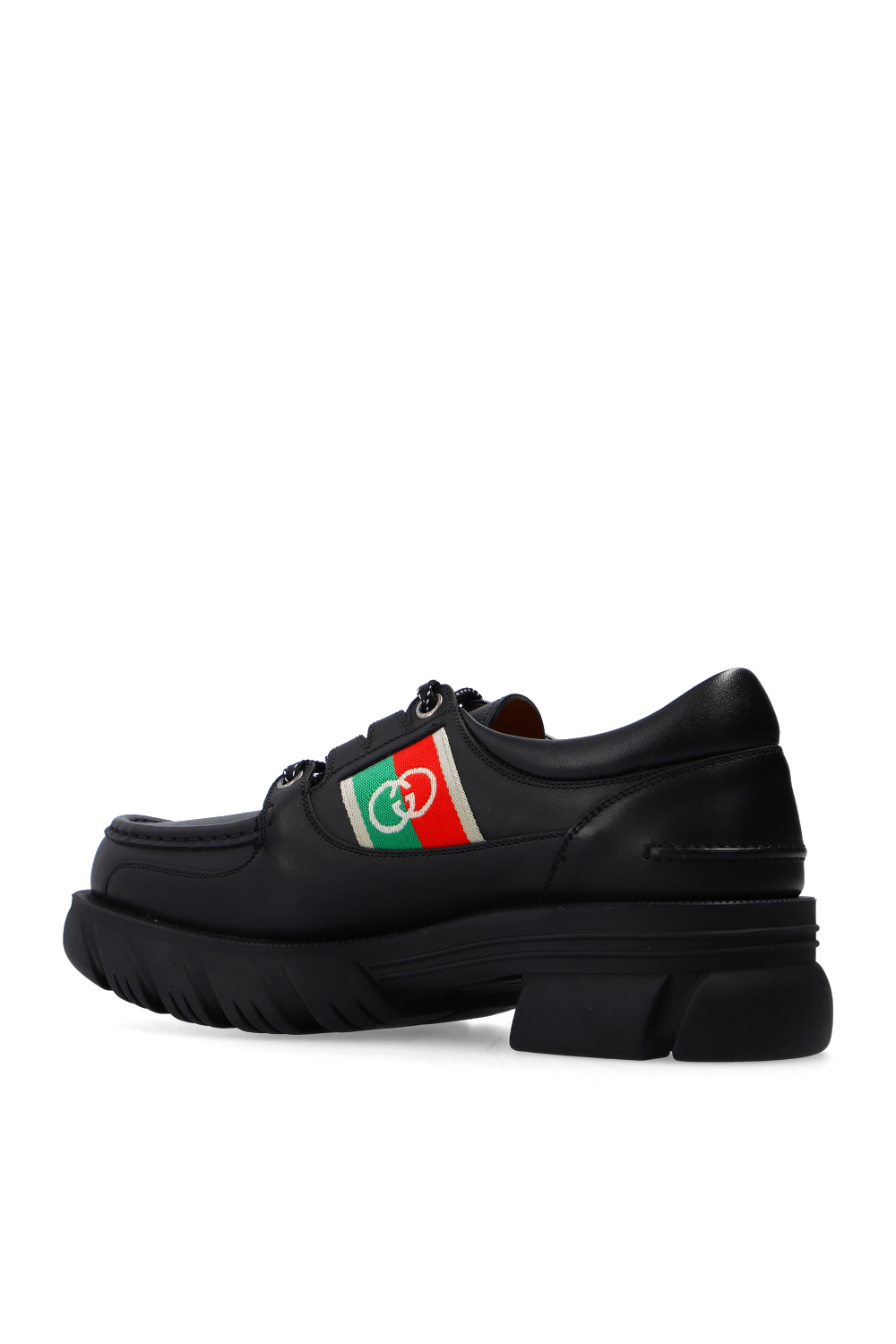 Gucci Leather shoes with logo