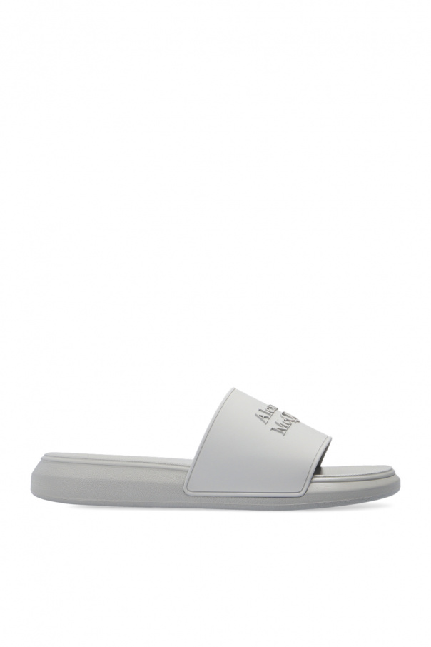 Alexander McQueen Slides with logo