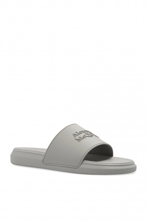 Alexander McQueen Slides with logo