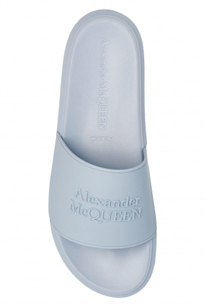 Alexander McQueen Alexander McQueen Anenome-print relaxed-fit sweatshirt Bianco