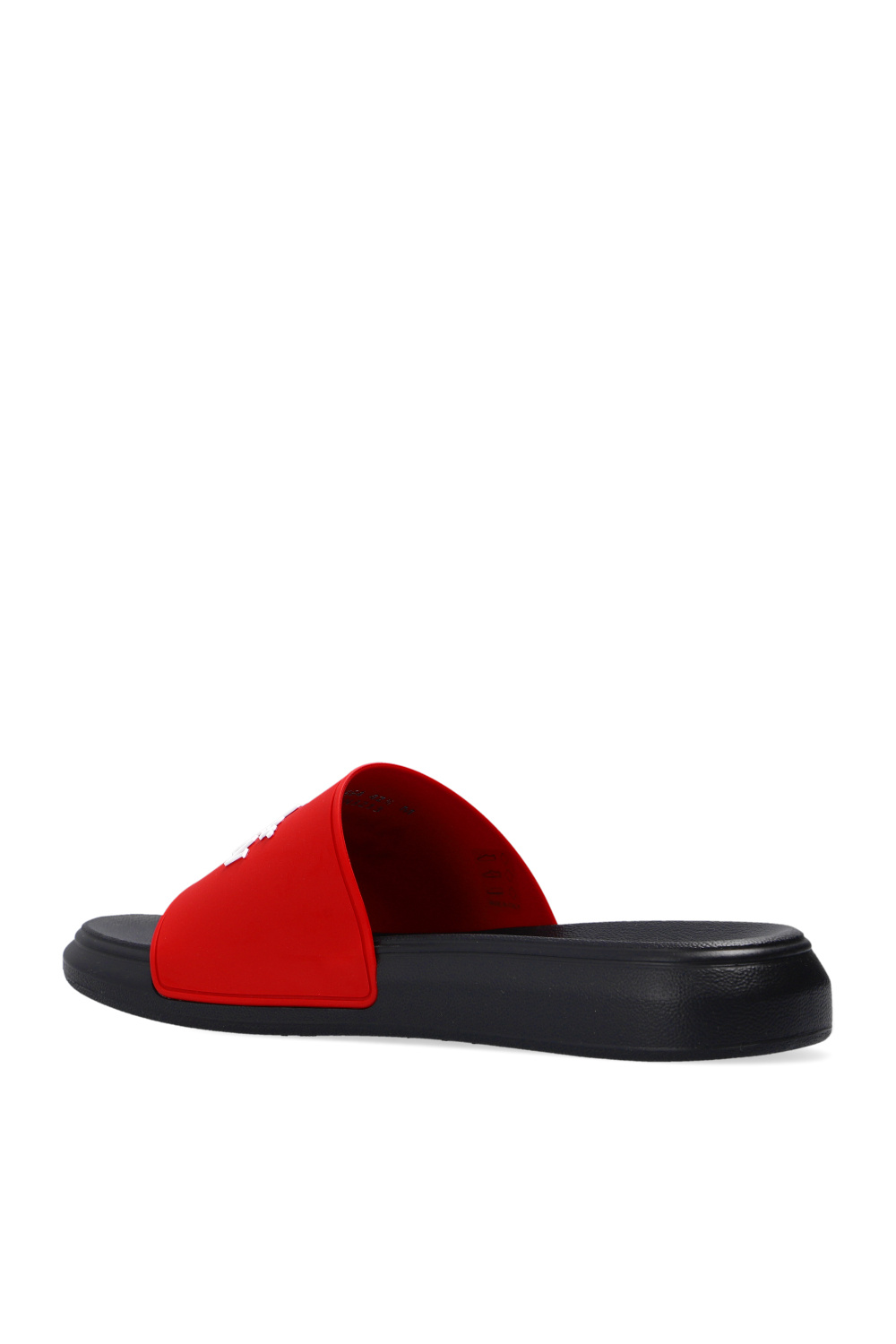 Alexander McQueen Rubber slides with logo