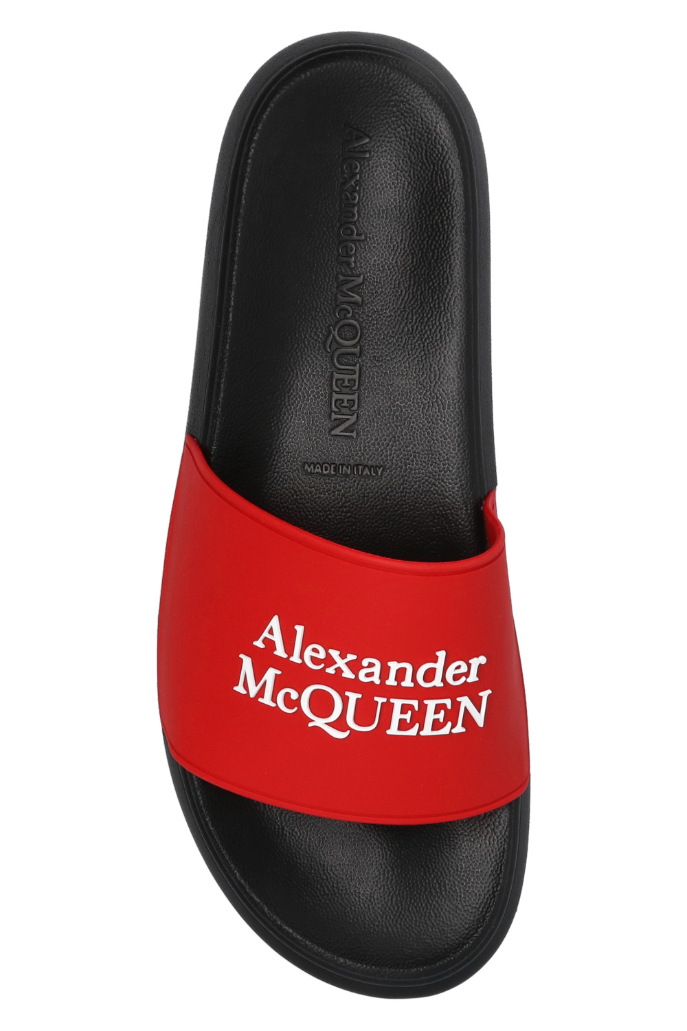 Alexander McQueen Rubber slides with logo