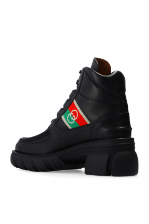 Gucci Logo-embroidered boots