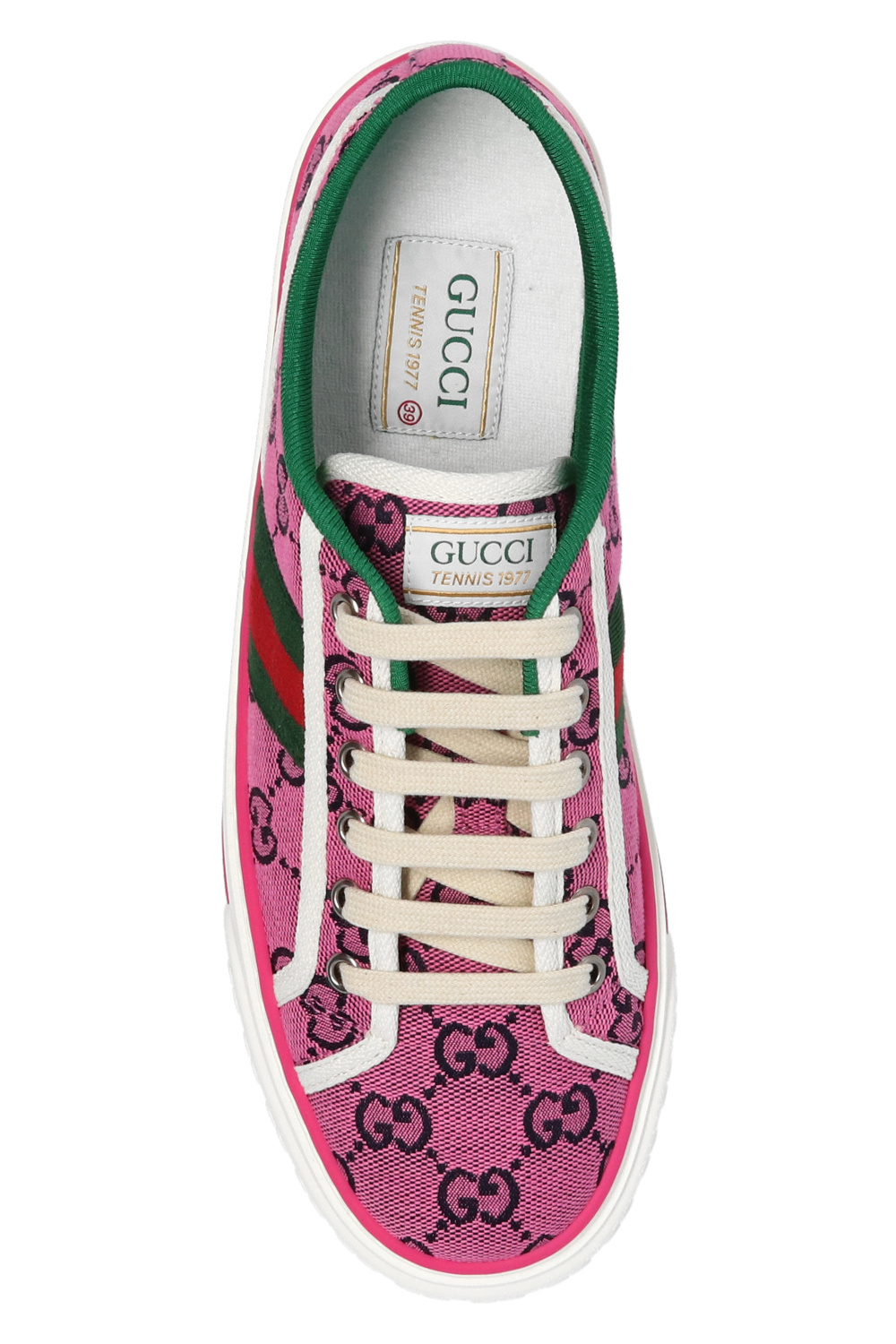 GUCCI #40287 Pink GG Canvas Sneakers (US 7.5 EU 37.5) – ALL YOUR BLISS
