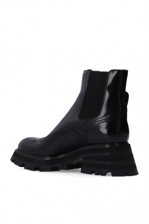 Alexander McQueen Leather heeled ankle boots