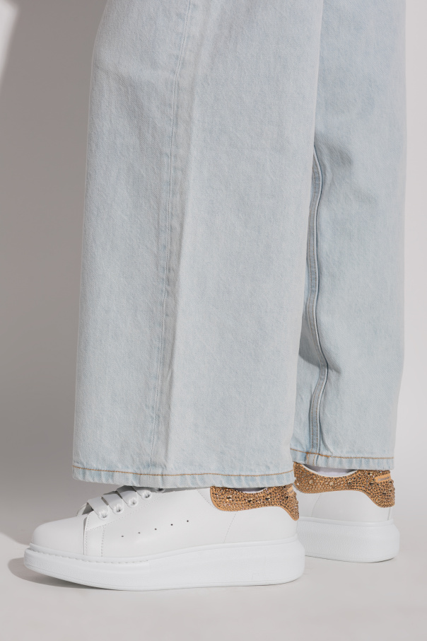 Alexander McQueen Sportschuhe mit glänzenden Applikationen