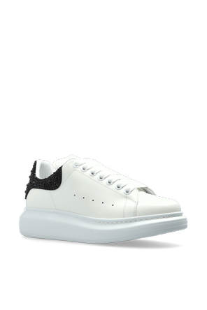 Alexander McQueen Zapatillas deportivas de cuero con cristales brillantes