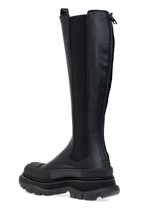 Alexander McQueen ‘Tread’ knee-high-boots