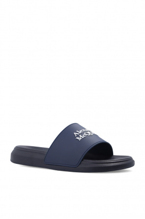 Alexander McQueen Slides with logo