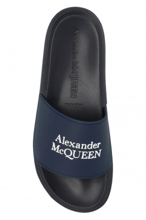 Alexander McQueen Slides with logo