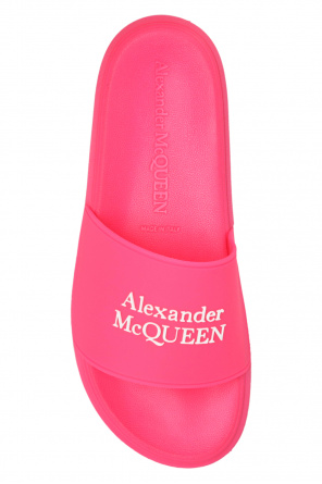 Alexander McQueen Slides with logo