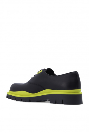 Bottega Veneta ‘Tire’ leather moc shoes