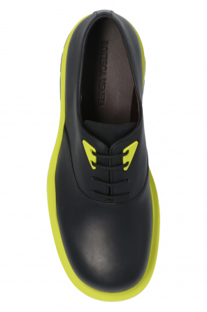 Bottega Veneta ‘Tire’ leather moc shoes