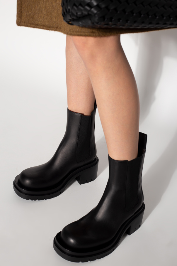 bottega your Veneta ‘Lug’ heeled Chelsea boots