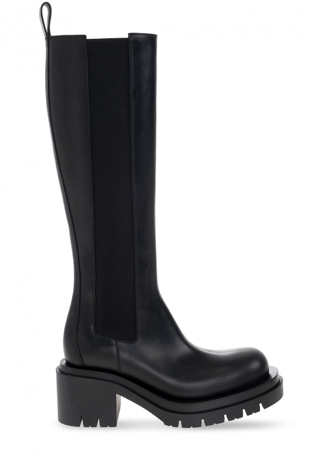 Bottega Veneta ‘Lug’ heeled knee-high boots