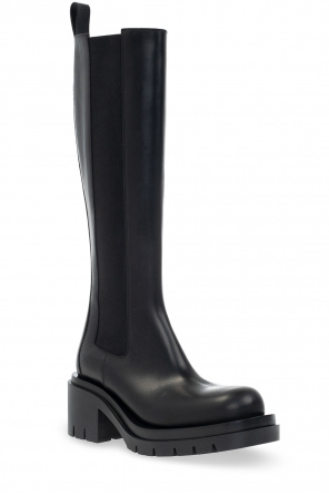 Bottega Veneta ‘Lug’ heeled knee-high boots